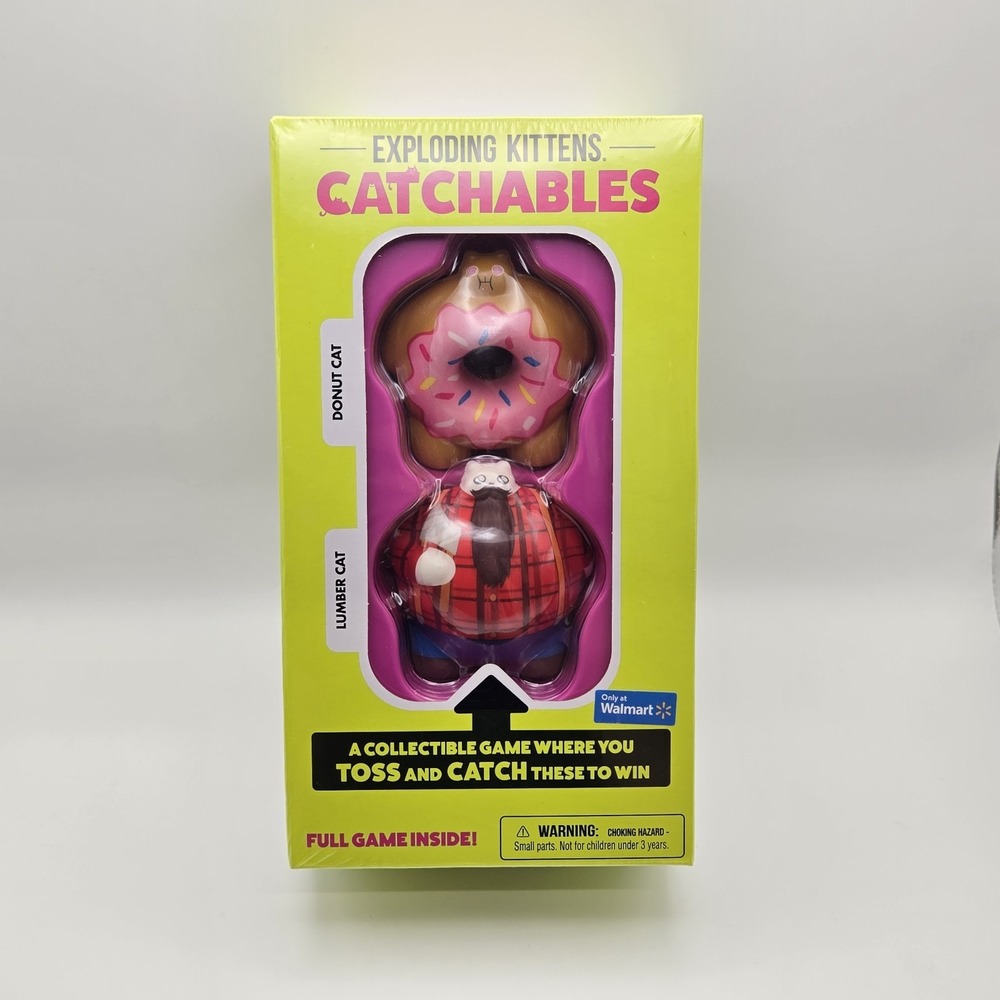 New Exploding Kittens: Catchables - Donut and Lumber Cat 2-Pack